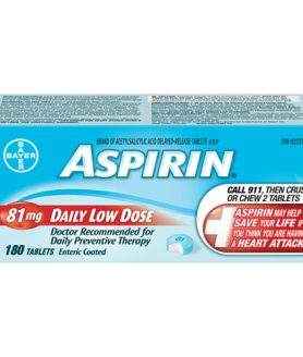 aspirin daily low dose