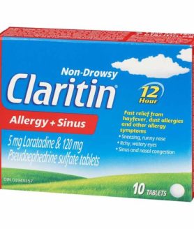 claritin allergy + sinus
