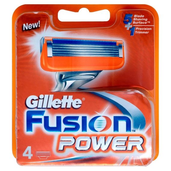 Gillette Fusion Power Blades, 4's