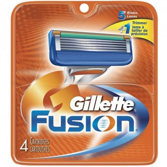 Gillette Fusion Blades, 4's