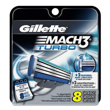 Gillette Mach3 Turbo Blades, 8's