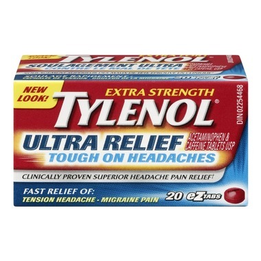 Tylenol Ultra Relief Tough on Headaches, 20