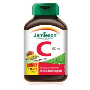 Jamieson Vitamin C Chewable - Tropical Bonus Pack
