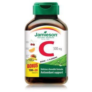Jamieson Vitamin C Chewable - Mixed Flavours Bonus Pack