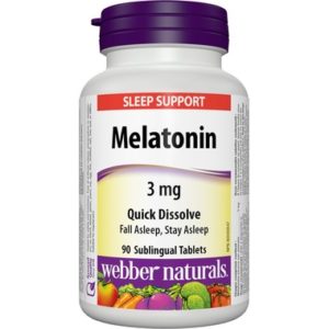 Webber Naturals Melatonin Tablets