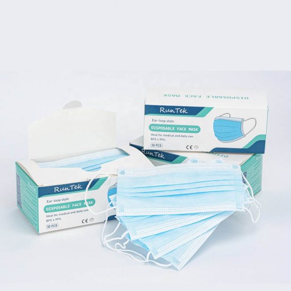 3 Ply Earloop Disposable Face Masks-level 3