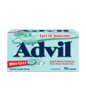 advil mini-gels with 200 mg ibuprofin