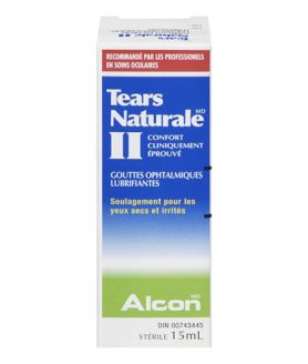 tears naturale II eye drops
