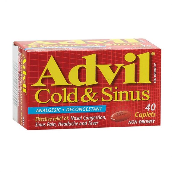 Advil Cold & Sinus Caplets - 40's