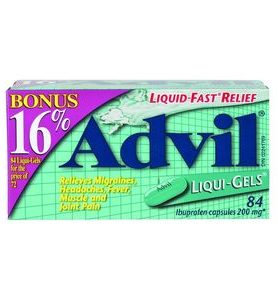 Advil Liqui-Gels - 72 + 12 Bonus