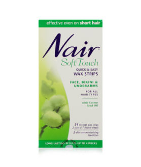 Nair Soft Touch Face and Bikini Wax Strips