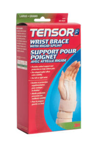 Tensor Wrist Brace With Rigid Splint, Large