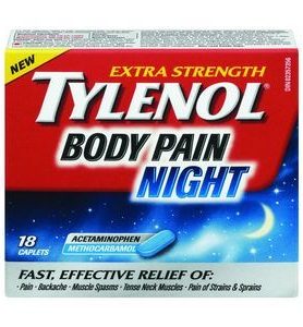 tylenol body pain 18