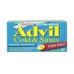  Advil Cold & Sinus Liqui-Gels - 40's
