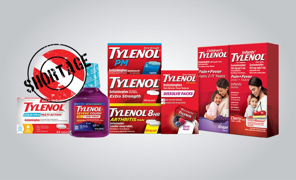 tylenol shortage